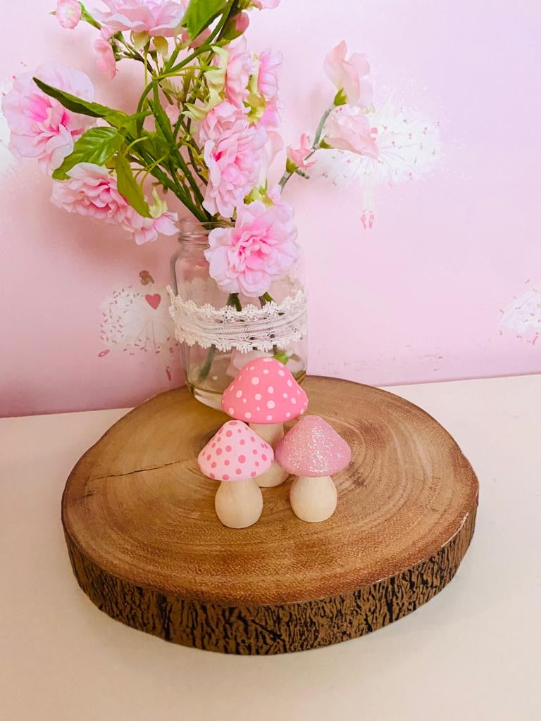 Pinky Mushroom Set
