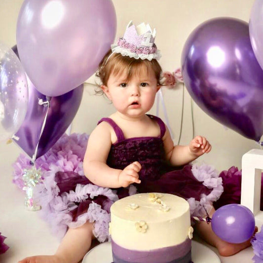 Lilac Birthday Crown