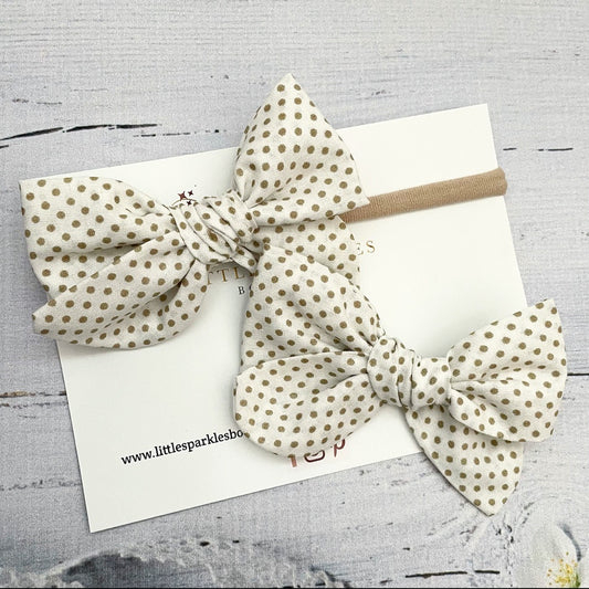 Spotty Pinwheel Bow