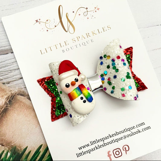Limited Edition Rainbow Snowman