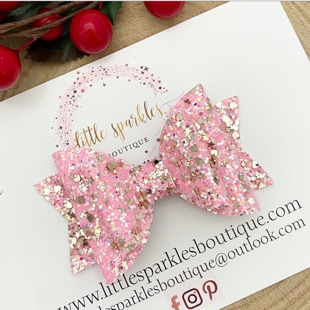 Pink And Gold Glitz