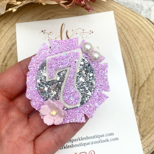 Purple Birthday Badge