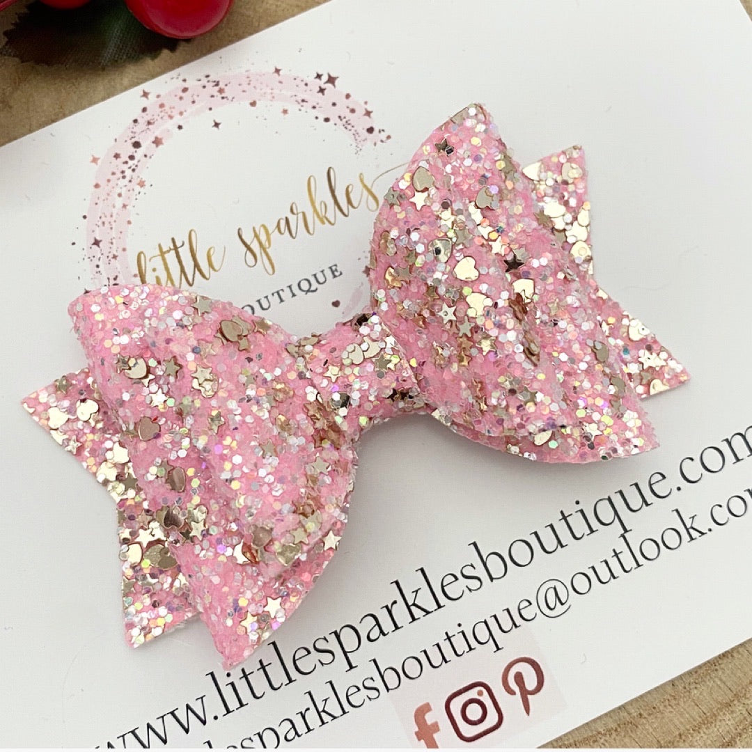 Pink And Gold Glitz
