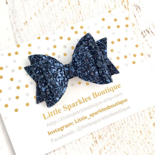Navy glam