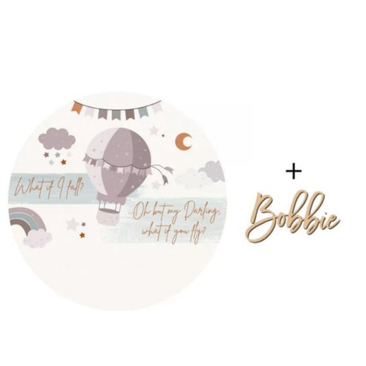 Hot Air Ballon (boys) Bedroom Door Plaque