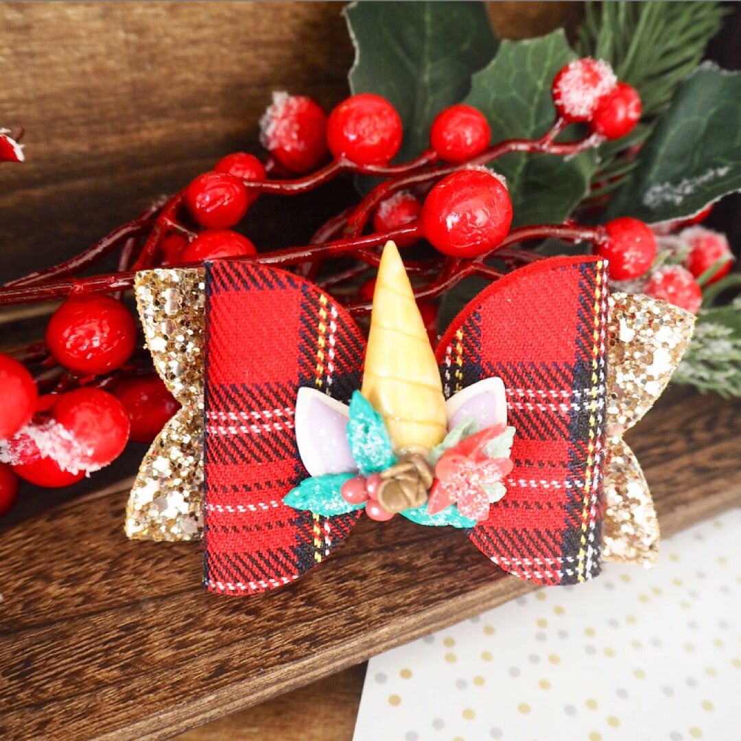 Limited Edition Tartan Unicorn Horn