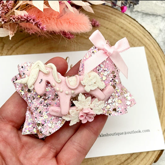 Limited Edition Pink Rocking Horse