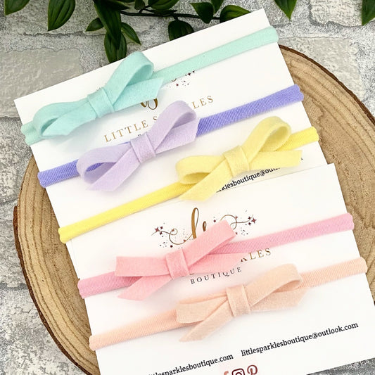 Pastel Tie Bows