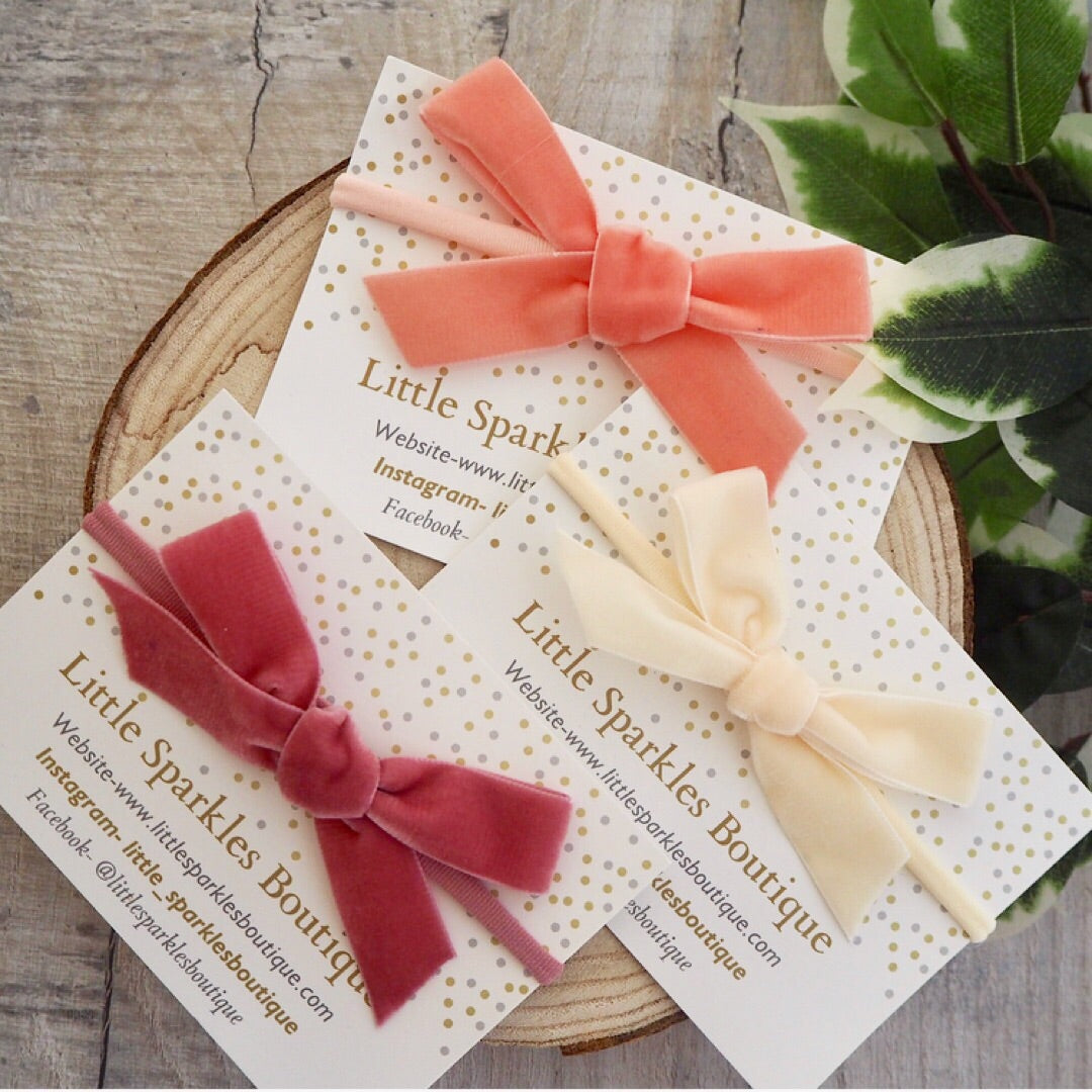 Velvet Ribbon Bow