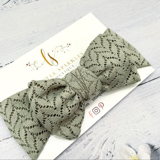 Sage Top Knot Headwrap