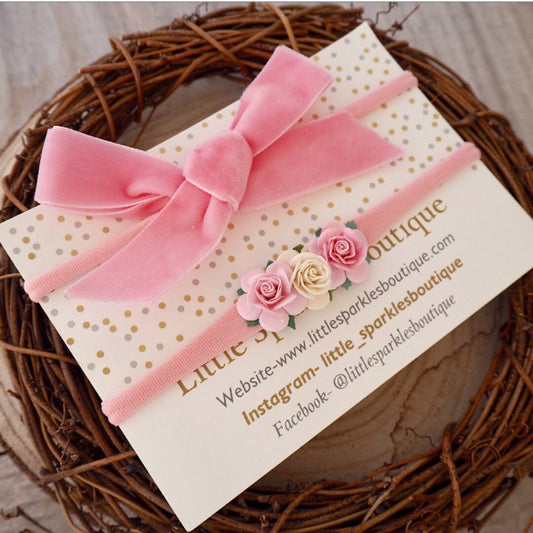 Velvet Pink Floral