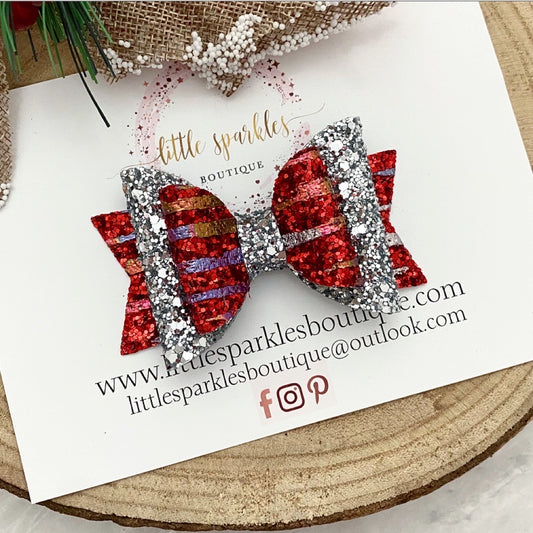 Red and Silver Bow