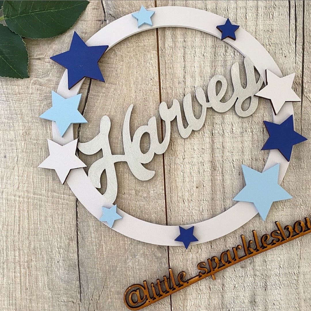 Boys Star Name Hanger