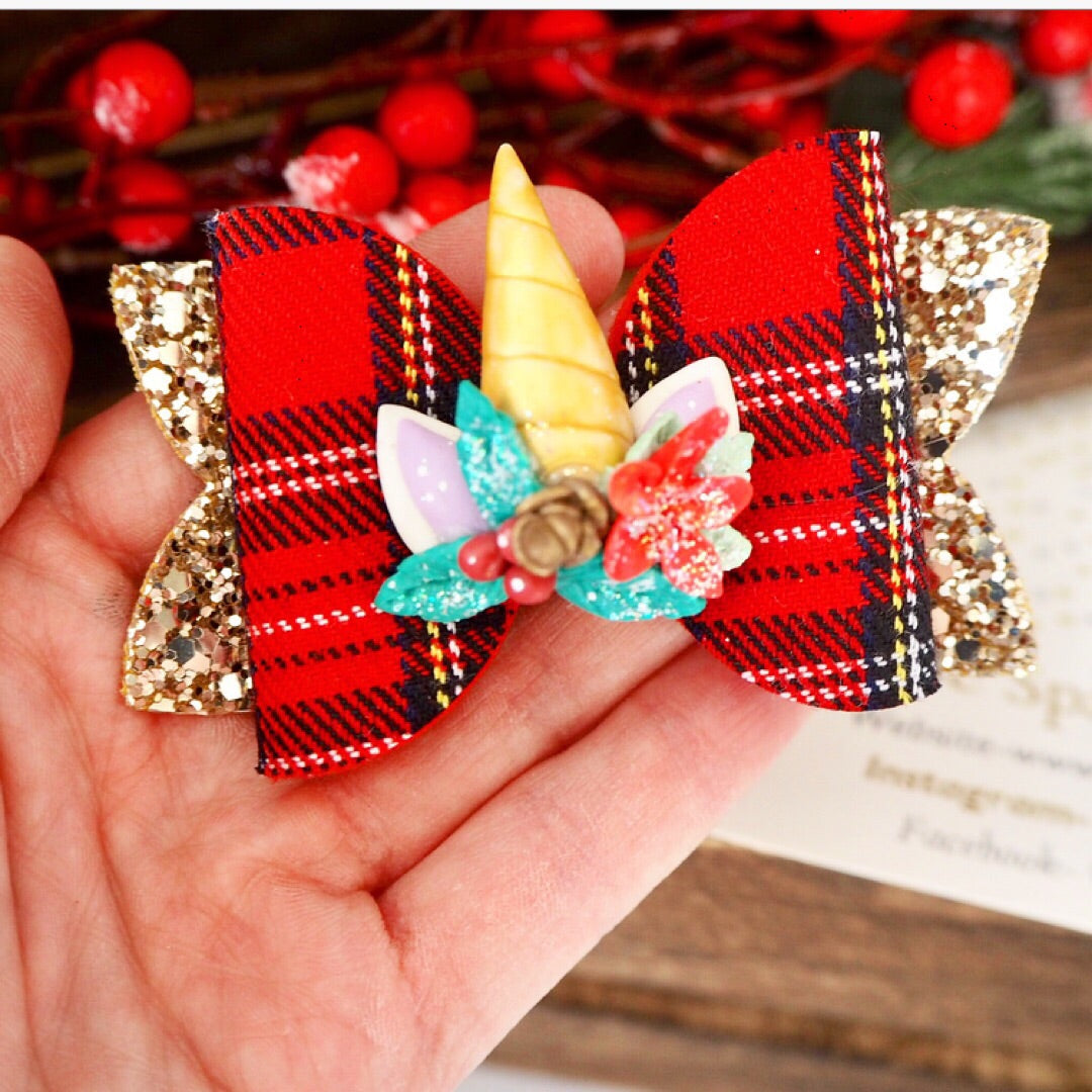 Limited Edition Tartan Unicorn Horn