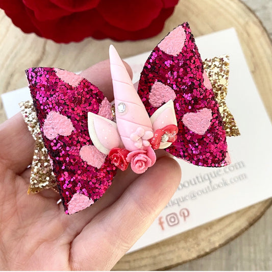 Valentines Unicorn Horn