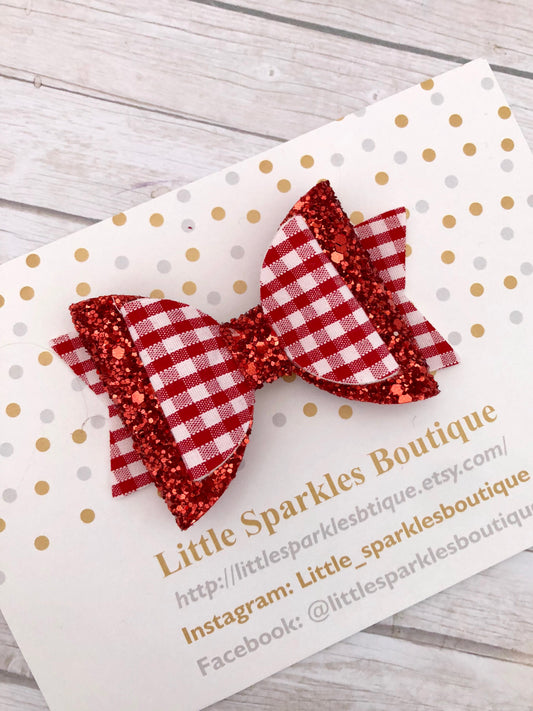 School bow red